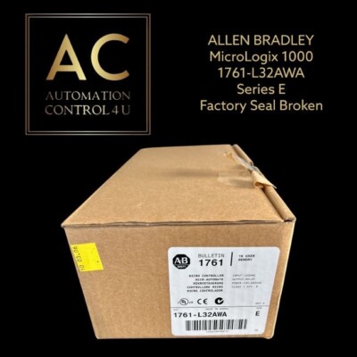 Allen Bradley MicroLogix 1000 1761-L32AWA Series E - PROGRAMMABLE CONTROLLER