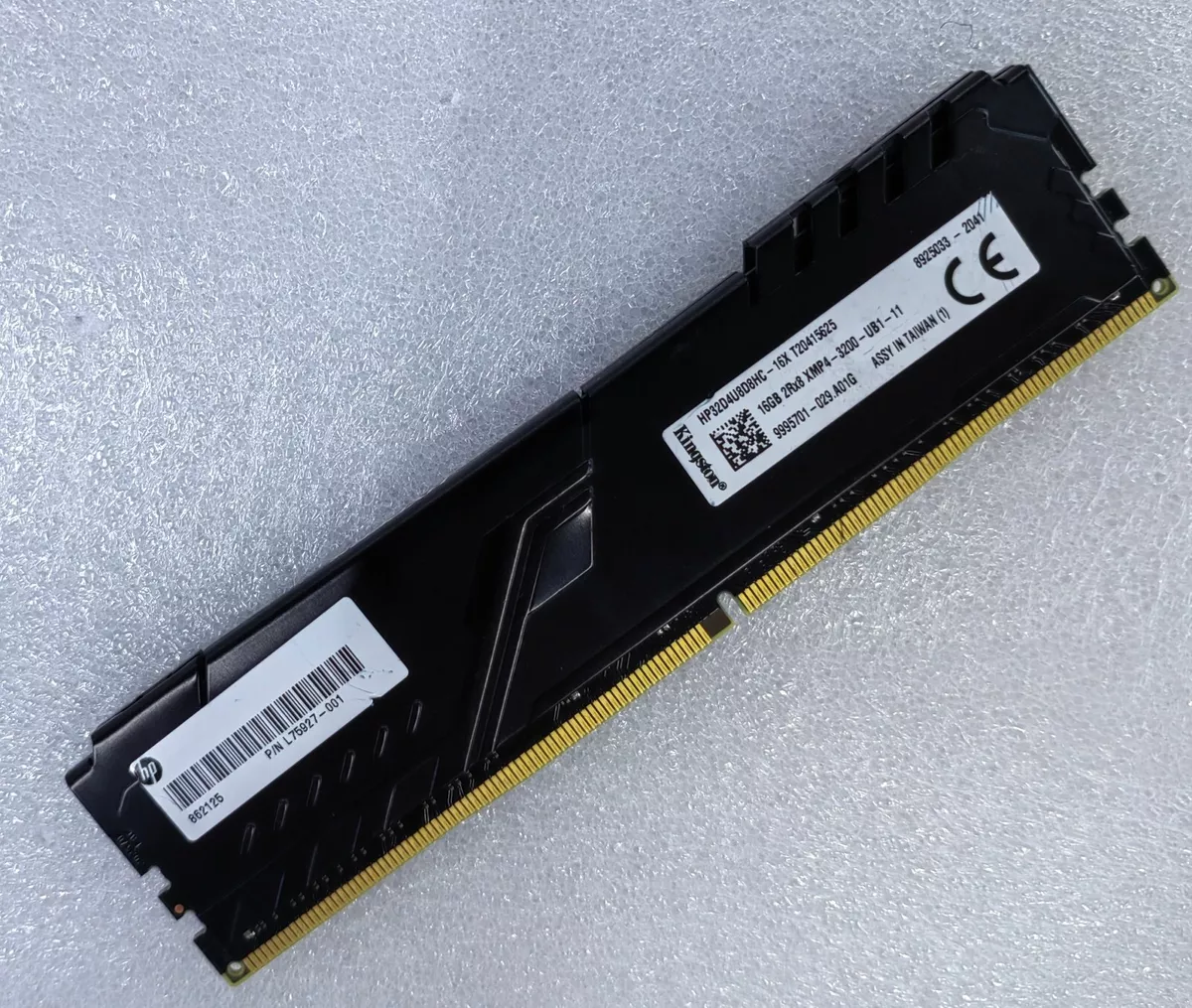 Demonstrere Teasing sjælden HP Kingston 16GB DDR4 3200MHz Desktop RAM 2Rx8 XMP4-3200-UB1-11  HP32D4U8D8HC-16X | eBay