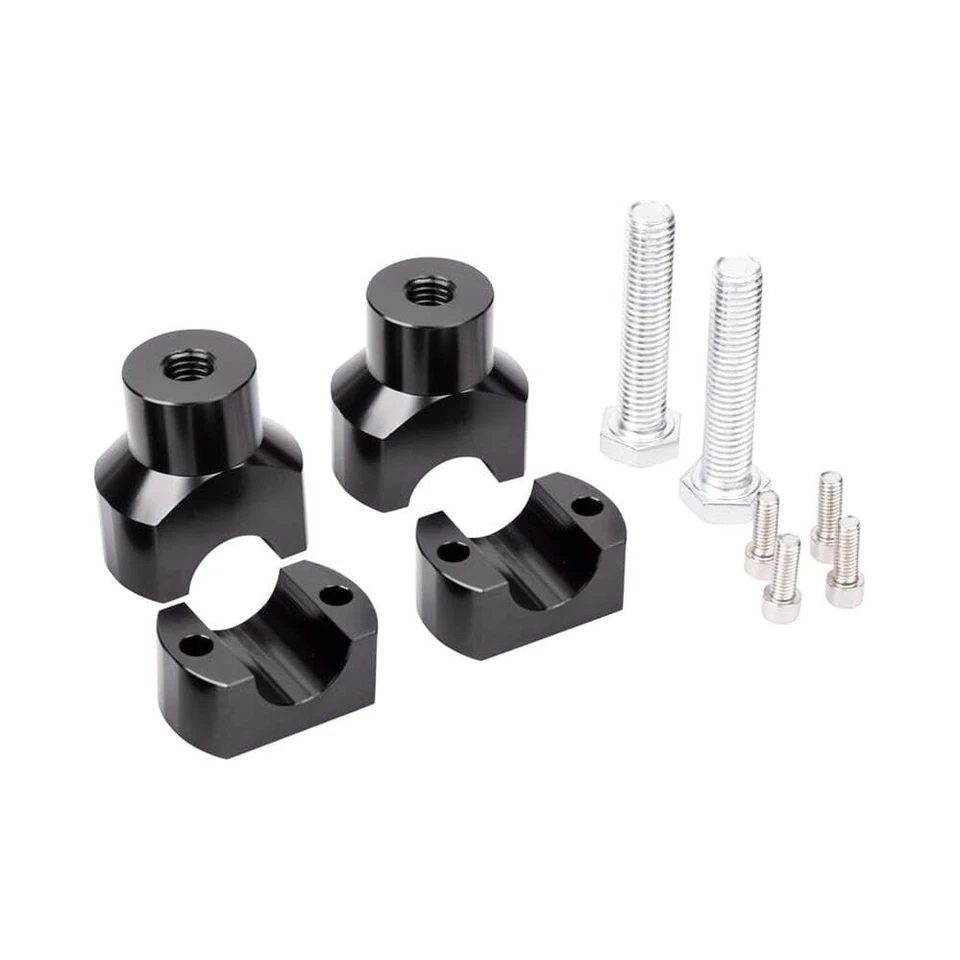 Elevadores de manillar de motocicleta de 1 pulgada de aleación de aluminio para motocicleta universales EE. UU. Foto 3 de 4