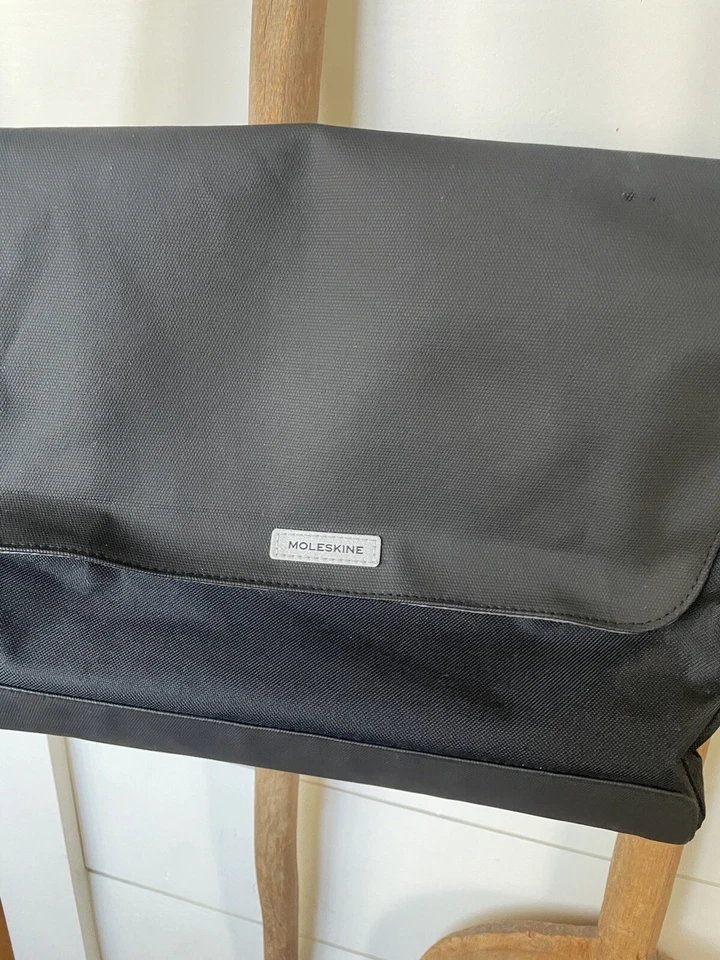 Moleskine Nomad Messenger Laptop Notebook Bolso Negro Italia Foto 2 de 4