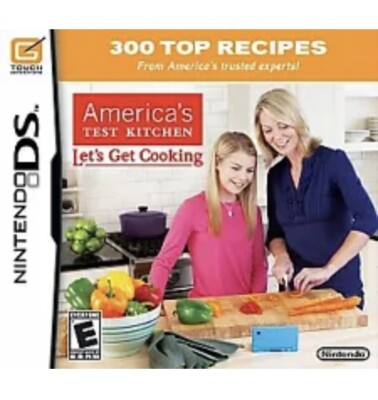 America's Test Kitchen: Let's Get Cooking - Nintendo DS NEW NIB