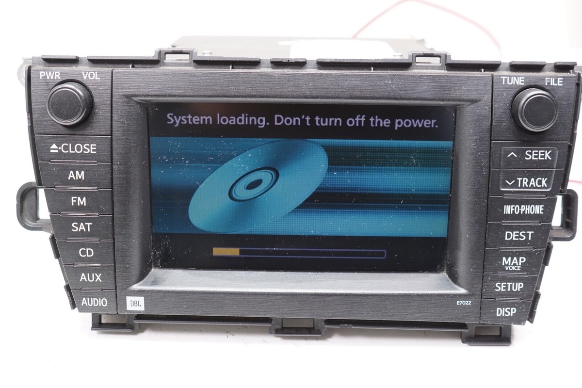 北米PRIUS C CDオーディオ TOYOTA PRIUS C Radio Navigation NAV Unit AM-FM CD OEM 2012