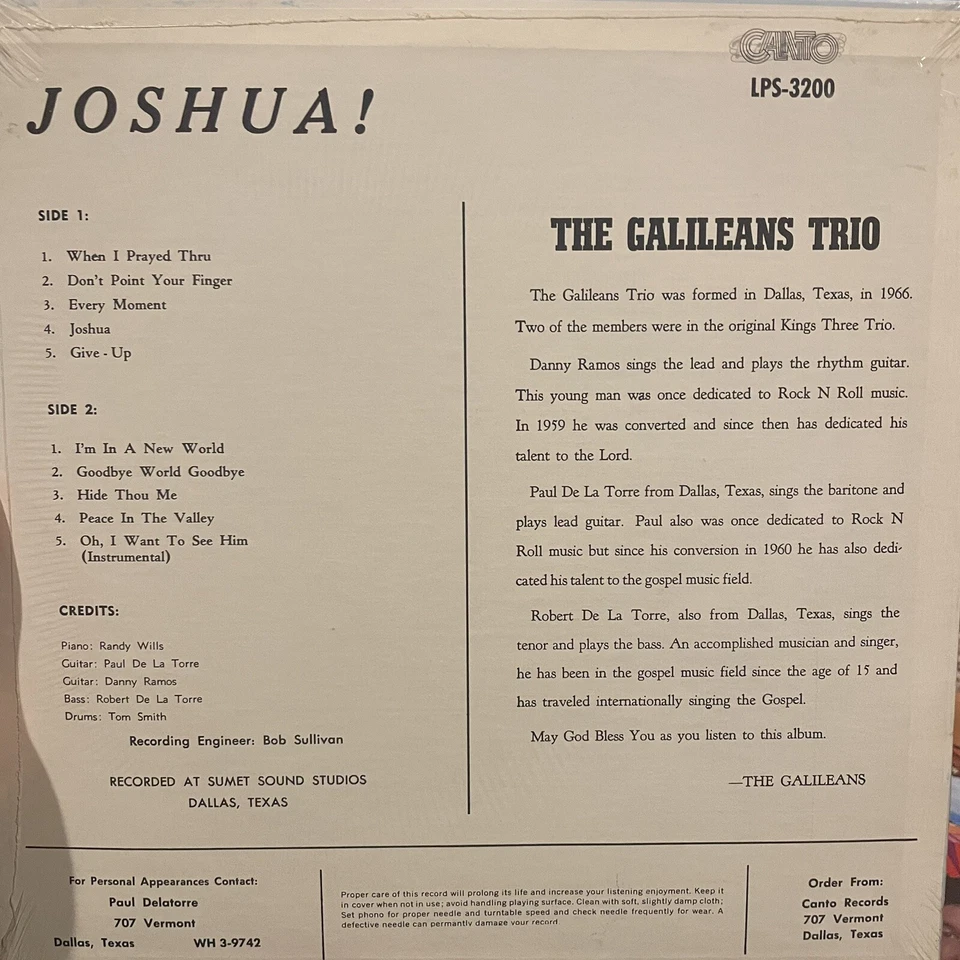 SEALED LP Bill Gaither Trio "Live Across America" Double W/Hype Southern Gospel - Image 2 of 2