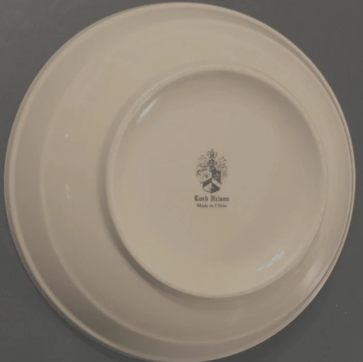 Lord Nelson China Blanco Marfil Retirado Vintage Postre Crestas Cuenco 6.5" Foto 3 de 4