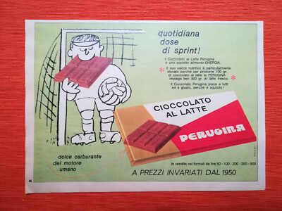 ORIGINAL ADVERTISING CHOCOLATE ''PERUGINA'' 1964