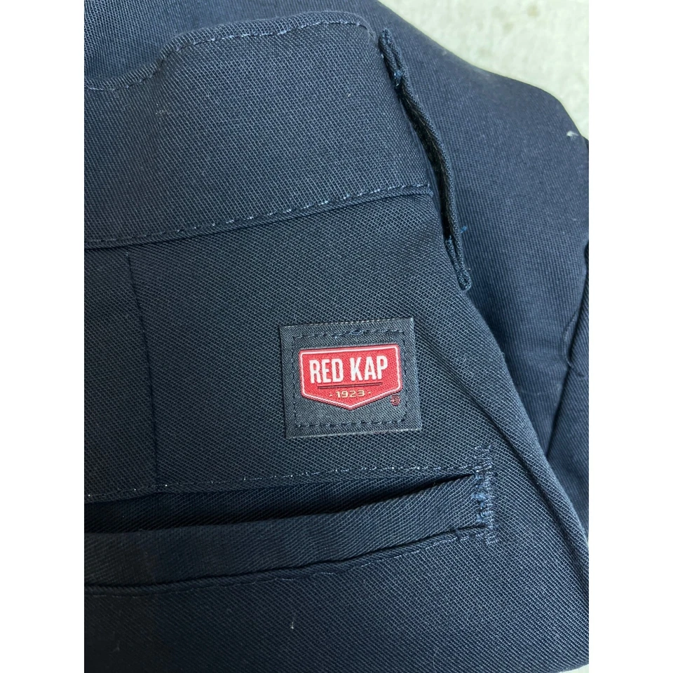 Red Kap Women's Navy Blue Utility Industrial Dura Kap PT21 Pants Sz 30-32 - Image 4 of 4