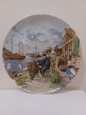 Vintage 1984 Royal Schwabap Made In  Holland Hand Made Collector’s Plate 11.5”