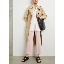 G Label by Goop pants size 6 Pink Oliver Cigarette wool blend quiet luxe $495