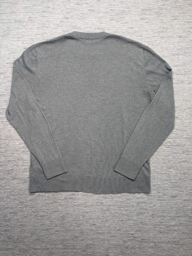 SmartWool Sparwood Crew Sweater Mens Large Gray Merino Wool Blend Pullover * - Picture 2 of 10