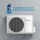 24000 BTU Ductless AC Mini Split Air Conditioner and Heat Pump 18.7 SEER 2 TON
