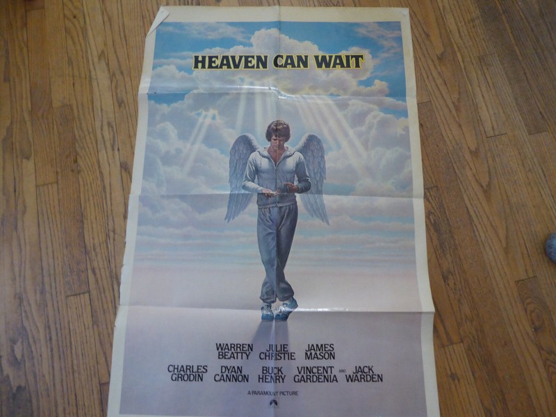 Vintage Heaven Can Wait 1978 Movie Poster