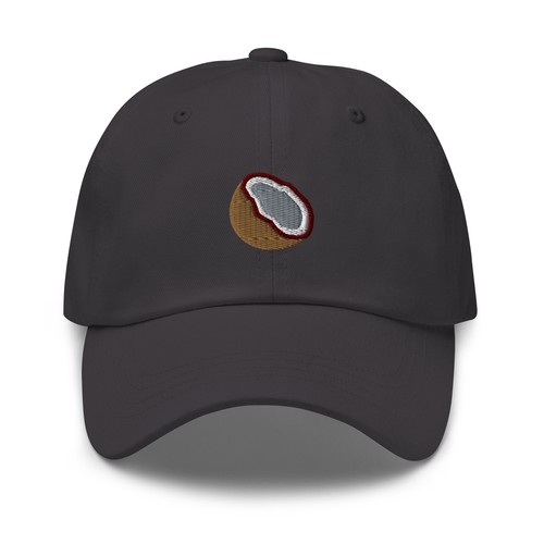 Coconut Embroidered Baseball Cap Summer Cotton Hat Adjustable Sun Dad Hat - Picture 5 of 10
