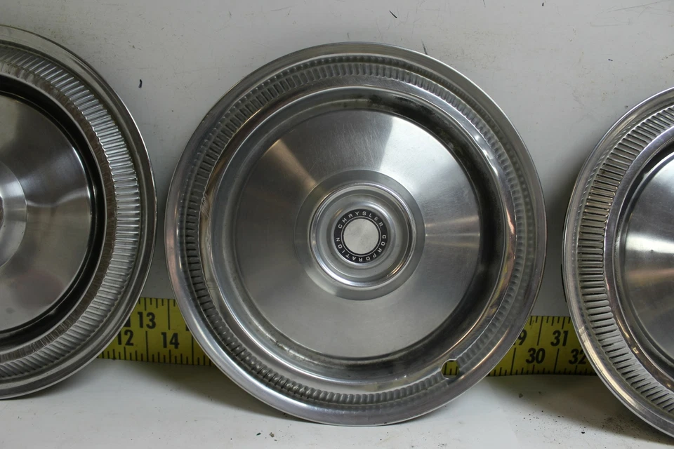 OEM Set of 4 14" Hub Caps Wheel Covers 1980 Dodge Aspen Plymouth Volare (1615) - Image 4 of 4