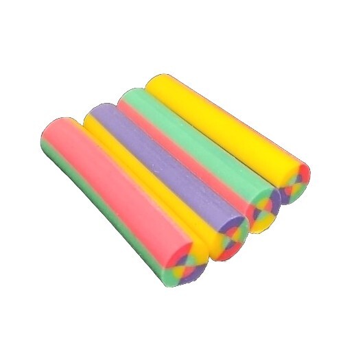 4 Colorful Tube Erasers 2.5
