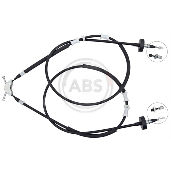 A.B.S. Handbremsseil Bremsseil Hinten FüR Opel Astra G CC Chevrolet Corsa-image