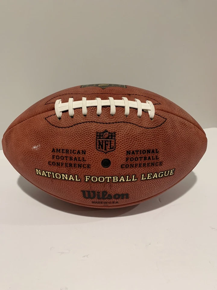 Wilson "The Duke" Juego Oficial NFL Fútbol Roger Goodell Chicago Bears Lite Foto 2 de 4