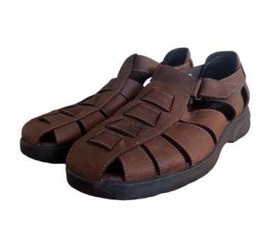 Men’s Brown Bass leather sandals Size 10m s-l400.jpg main image 4