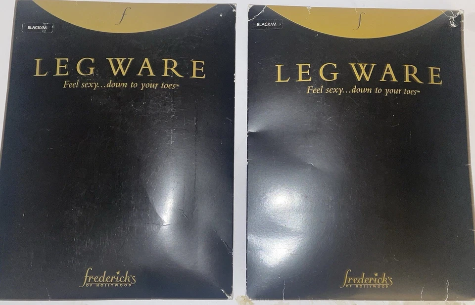 2 pantimedias Frederick's of Hollywood negras costura trasera red talla mediana Foto 2 de 2