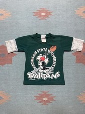 Vintage 90s t shirt Michigan state university Spartans Sylvester looney tunes 2T