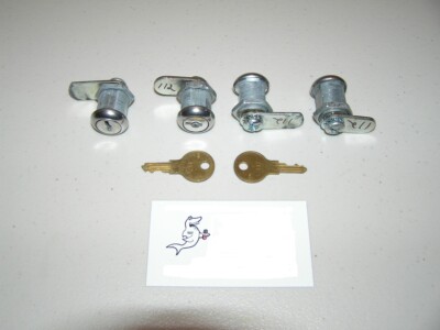 ANTARES SNACK & SODA COMBO VENDING MACHINE REPLACEMENT (4) LOCK & KEY KIT