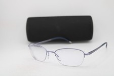 New Silhouette 4453 40 6054 Blue Gunmetal Titanium Authentic Eyeglasses 52-18