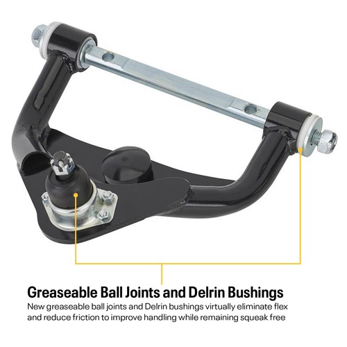 1982-04 S10 & G-Body Tubular Upper Control Arms Kit, Powdercoated - Picture 3 of 8