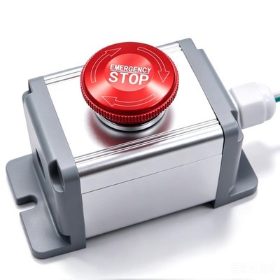 mxuteuk 22mm Stainless Steel Metal Latching 1NC 1NO, Red/MXU-DT-CT-Metal BOX