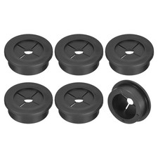 uxcell 6 Pcs Cable Cord Grommet, 1-3/16 Inch 30mm Desk Grommet Flexible Rub...
