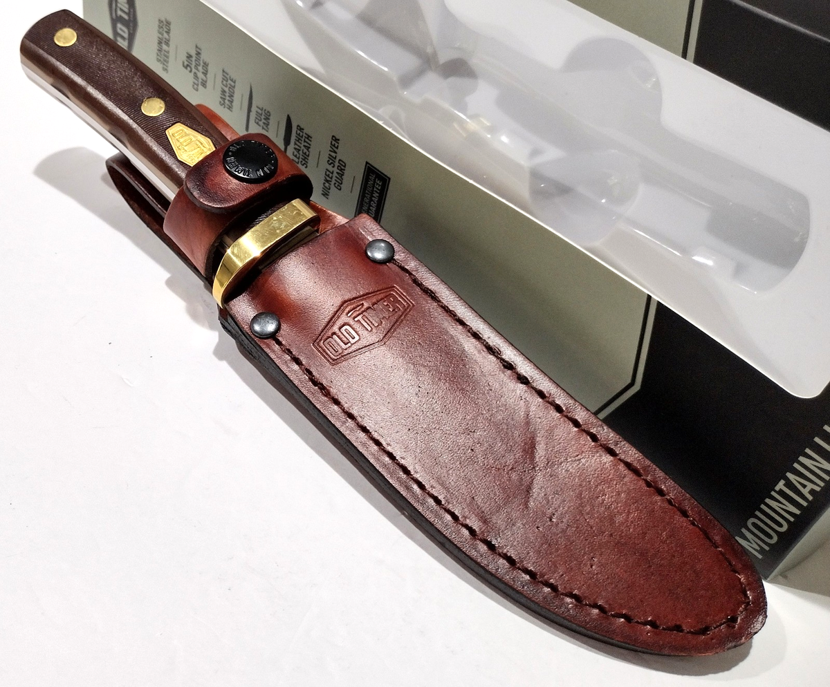 Schrade Old Timer 160OT Mountain Lion Skinning Hunting Knife