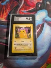 SGC 9.5 Mint+ MT+ Red Cheeks PIKACHU 1999 Shadowless Base Set 58/102 (B)