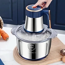5L Large Capacity Stainless Steel Electric Food Chopper & Processor