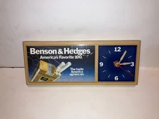VTG Benson And Hedges Cigarette Advertising wall Clock Works