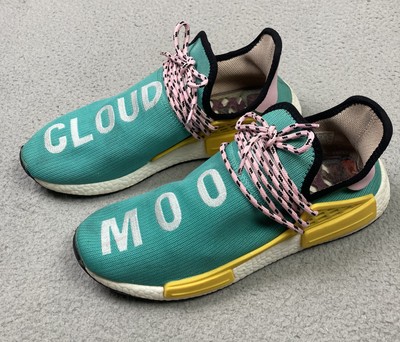 Adidas Pharrell Williams Hu NMD Shoes Mens Size 11.5 Cloud Moon