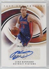 2019 Panini Immaculate Past and Present Signatures 63/75 Luke Kennard Auto 0ud4