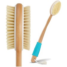 Long Handle Back Scrubber   Dual-Sided Exfoliating Body Brush for Men  Women