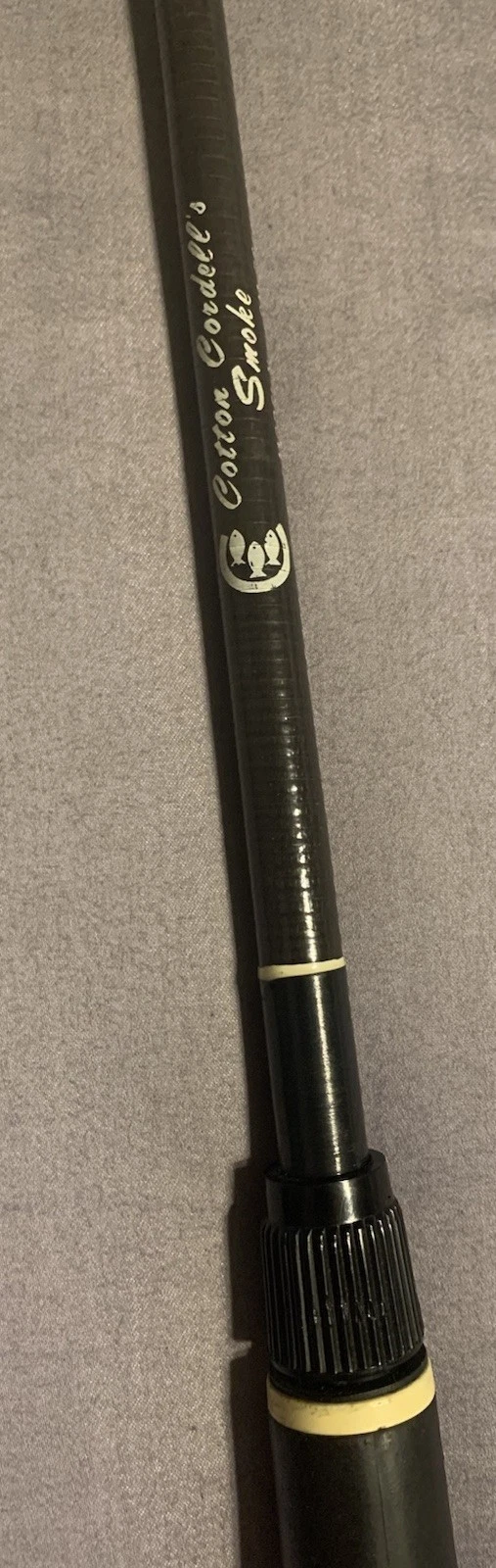Vintage Cotton Cordell’s “SMOKE” 5’6” Graphite Casting Rod.