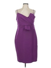 Carolina Herrera Women Purple Cocktail Dress XL