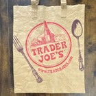 Trader Joe's Reusable Washable Paper Tote Bag Graphic Print Medium 11x7x14 — photo 8