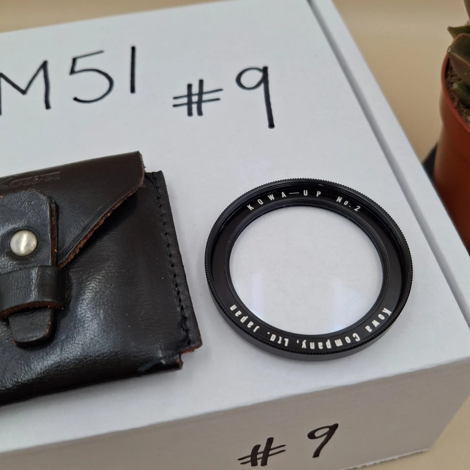 KOWA-UP No.2 49mm SCREW in CLOSE UP MACRO LENS in leather case. *VGC*. (refB) - Image 2 of 4