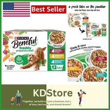 Purina Gravy Wet Dog Food Variety Pack - High-Protein, Tender and Flavorful