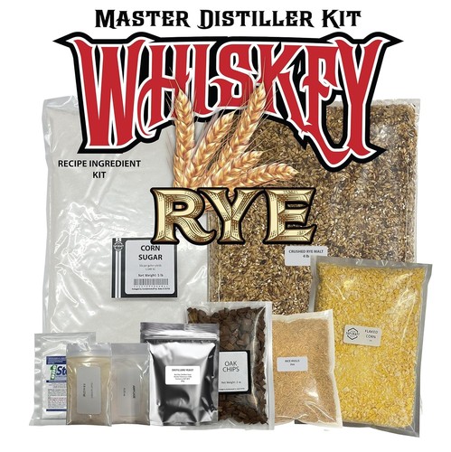 Rye Whiskey Recipe Kit β Craft a Smooth, Spice-Forward Whiskey at Home