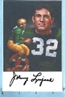 Authentic JOHNNY LUJACK Autograph Heisman Trophy 1947 Notre Dame on Card Stock