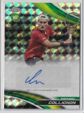 2025 Topps Chrome Tennis Raphael Collignon Geometric Refractor Auto Autograph