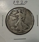 1920 Walking Liberty 90% Silver US Half Dollar