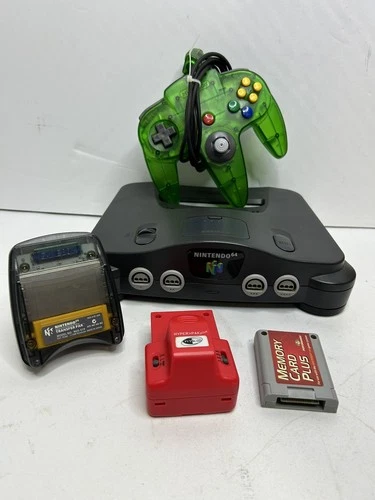 Nintendo 64 N64 Console Tested with CONTROLLER And Memory card.    (No Cords)
