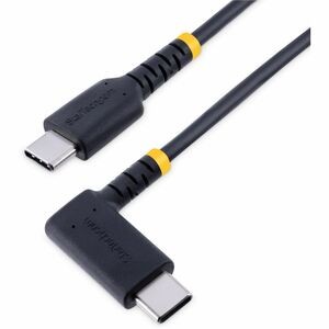 Startech 6 Fuß 2 m USB C Ladekabel rechter Winkel 60 W PD 3 A Schwerlast Schnellladung