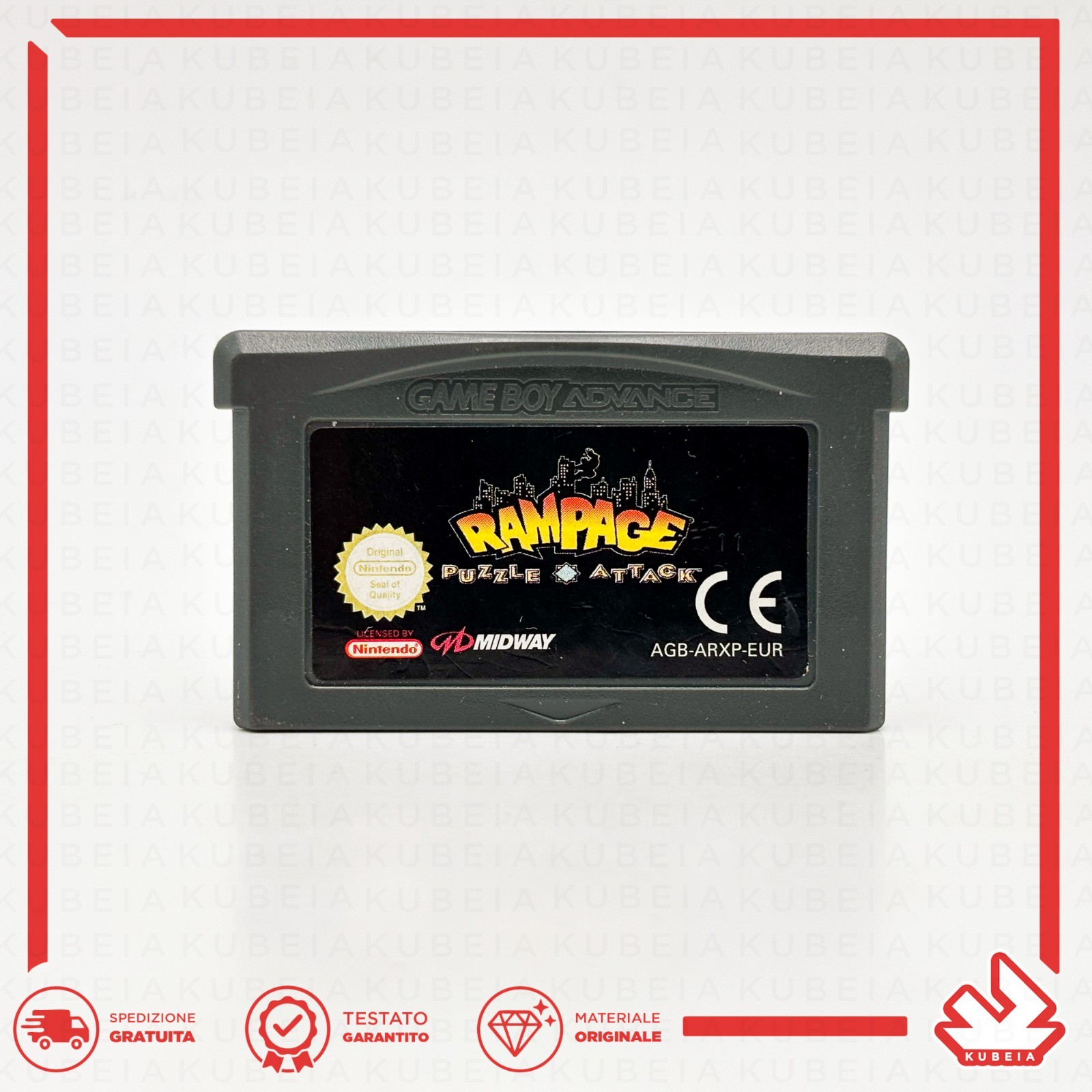 RAMPAGE PUZZLE ATTACK MIDWAY - EUR - ORIGINAL - NINTENDO GAME BOY ADVANCE GBA
