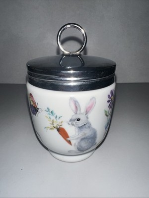 Vintage ''A Skippety Tale'' Royal Worcester King Size Egg Coddler Cup 4'' Tall EUC