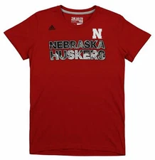 Adidas NCAA Men's Nebraska Cornhuskers Short Sleeve Performance Tee