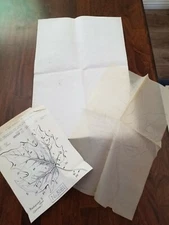 Tri-chem Liquid Embroidery #3181 Sugar Maple Place Mat  vintage